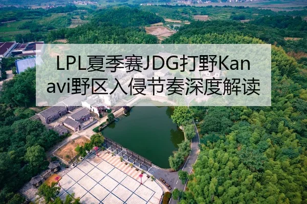 LPL夏季赛JDG打野Kanavi野区入侵节奏深度解读